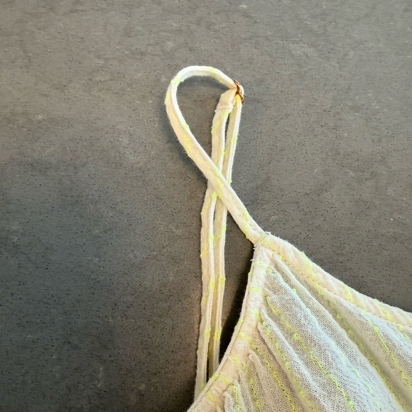 Eberjey Cream Tiered Swim Coverup - Picture 5 of 8